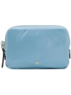 ANYA HINDMARCH ANYA HINDMARCH STACK DOUBLE MAKE UP POUCH - BLUE,97885912539367