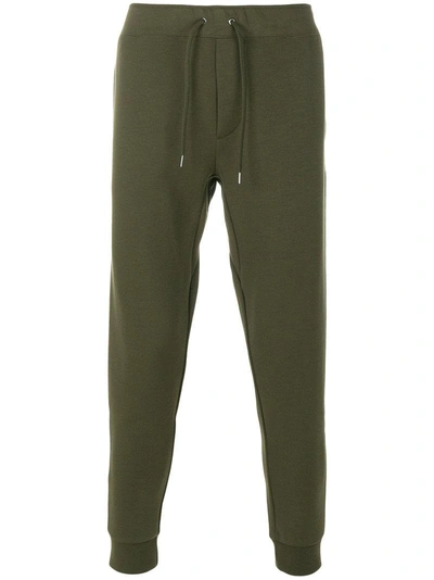 Polo Ralph Lauren Logo-embroidered Jersey Track Pants In Green