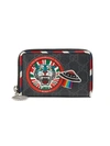 GUCCI NIGHT COURRIER GG SUPREME CARD CASE,4963439F25N12562694