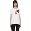 DOLCE & GABBANA DOLCE AND GABBANA WHITE LABELS AND HEART T-SHIRT