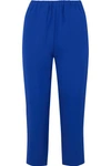 MARNI CROPPED CREPE TAPERED PANTS