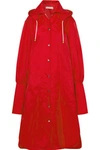 MARNI OVERSIZED HOODED SHELL RAINCOAT