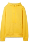 HELMUT LANG PRINTED COTTON-JERSEY HOODED TOP