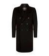 BURBERRY DOUBLE-BREASTED LONG WOOL CASHMERE COAT,P000000000005801567