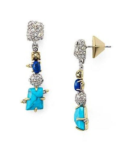 Alexis Bittar Dangle Stone Earrings In Blue/multi
