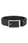 Montblanc Meisterstuck Reversible Sartorial Leather Belt In Black