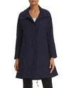 EILEEN FISHER STAND COLLAR LONG JACKET,R7AKO-J4733M