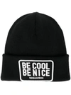 DSQUARED2 BE COOL BE NICE BEANIE,KNM000101W0078412454974