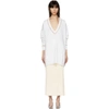 Givenchy Oversized V-neck Wool-cashmere Sweater W/ Pearlescent Trim