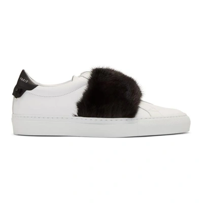 Givenchy White & Black Mink Urban Knots Trainers