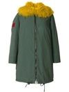 GIANFRANCO FERRE VINTAGE FUR TRIM PARKA,2049612229014