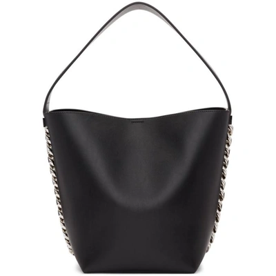 Givenchy Infinity Calfskin Leather Bucket Bag - Black