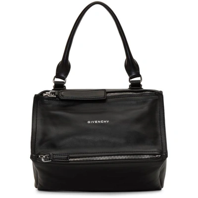 Givenchy Small Pandora - Logo Leather Satchel - Black