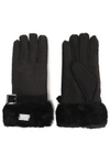 AUSTRALIA LUXE COLLECTIVE WOMAN SHEARLING GLOVES BLACK,GB 4772211930084066