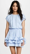 PEIXOTO NISSI POM POM DRESS SKY BLUE,PEIXO30156