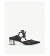 PROENZA SCHOULER RING TIE LEATHER HEELED MULES
