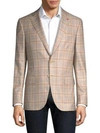 ISAIA Plaid Notch Jacket