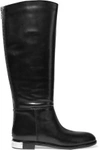 MARC BY MARC JACOBS WOMAN KIP LEATHER KNEE BOOTS BLACK,GB 2526016082564941