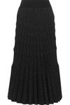 BARBARA CASASOLA Pleated midi skirt,US 4772211933208529