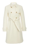 RED VALENTINO DOUBLE BREASTED TRENCH COAT,QR3CH0D23SH