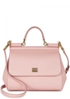 Dolce & Gabbana Dolce And Gabbana Pink Medium Miss Sicily Bag In Nude