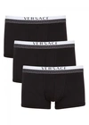 VERSACE TITAN STRETCH COTTON BOXER BRIEFS - SET OF THREE