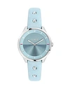 FURLA Metropolis Stainless Steel Leather-Strap Watch,0400096844243