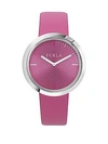 FURLA Valentina Stainless Steel Leather-Strap Watch,0400096844239