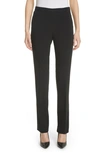 Akris Punto Francoise Slim-straight Pants, Black