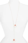 REBECCA MINKOFF THREADED SPHERE NECKLACE,N24037R1