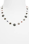 IPPOLITA SEMIPRECIOUS STONE COLLAR NECKLACE,SN1572X18NOIR