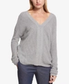 DKNY LACE-UP SWEATER