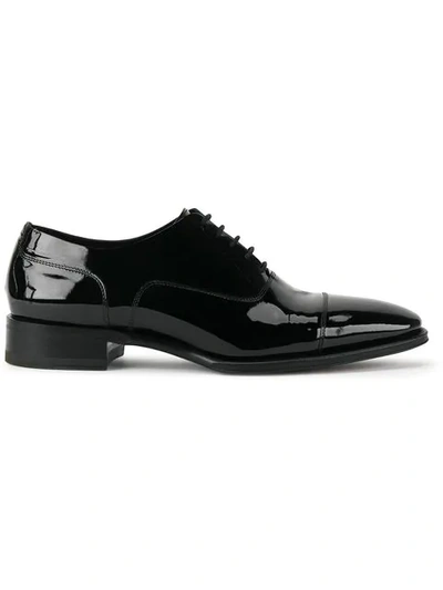 Dsquared2 Patent Oxford Shoes In Black