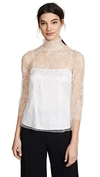 ADAM LIPPES LACE BLOUSE