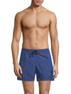 DAN WARD Geometric-Print Swim Shorts