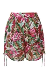 ALL THINGS MOCHI LUCY TROPICAL PRINT SHORTS,LUC1117