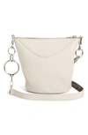 ALEXANDER WANG ACE LEATHER BUCKET BAG - GREY,2048X0283L