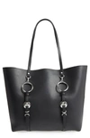 ALEXANDER WANG ACE LEATHER TOTE - BLACK,2048T0287L