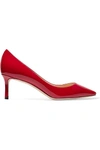 Jimmy Choo Romy 60 Patent-leather Pumps In Red