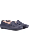 TOD'S CITY GOMMINO LEATHER LOAFERS,P00305167