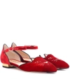 CHARLOTTE OLYMPIA MID-CENTURY KITTY D'ORSAY BALLERINAS,P00287351-10