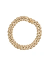 Shay Yellow Gold Essential Link Bracelet With White Diamonds In Metallic