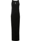 RICK OWENS V-neck long length dress,RP18S8504HY12553296