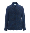 KENZO BLUE FLORAL SHIRT,F762CH166525-75