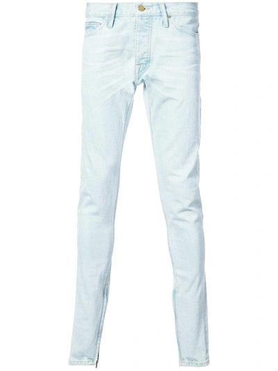 Fear Of God Classic Skinny Jeans In Blue