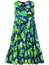 MSGM FLORAL EMPIRE LINE DRESS,2441MDA174Y18415212568386