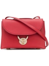 FERRAGAMO SALVATORE FERRAGAMO FLAP CROSSBODY BAG - RED,68466812561150