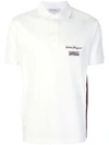 FERRAGAMO logo刺绣短袖polo衫,68832412560977
