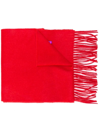 Gucci Guccy Sequin Scarf In Red
