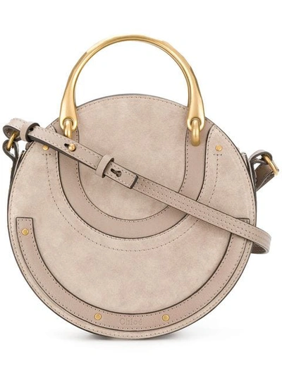 Chloé Small Pixie Shoulder Bag In Neutrals